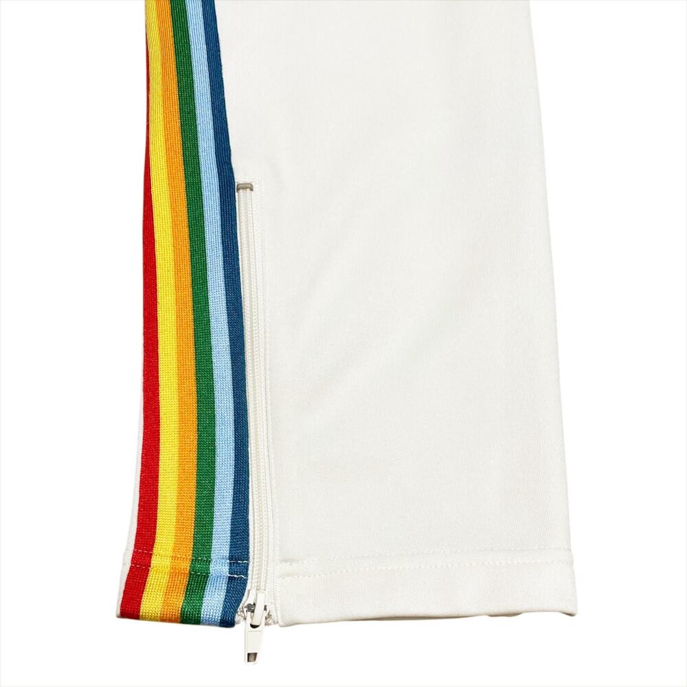 PALM ANGELS Unisex Rainbow Stripe Off-White Track Pants Size M - Picture 6 of 9